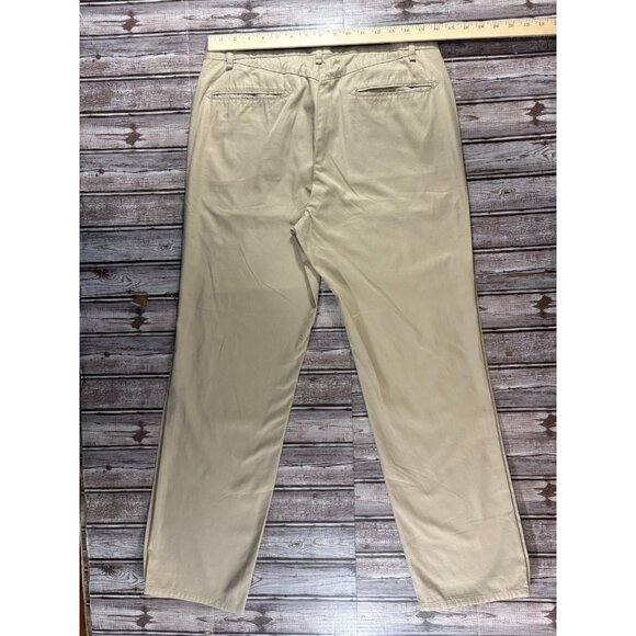 Rag & Bone cotton chino pants size 32 color beige handmade New York NWOT - Picture 3 of 5